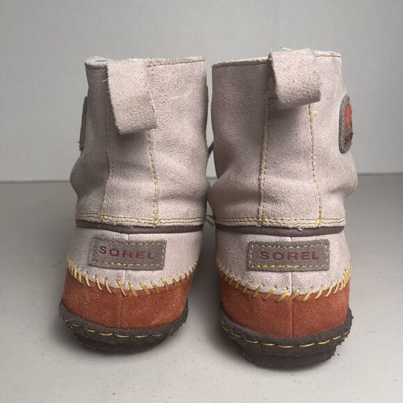 Sorel Women’s Size 8 Joplin Tan Suede Leather Lace Up Moccasin Boots NL1940-103 - Picture 5 of 15